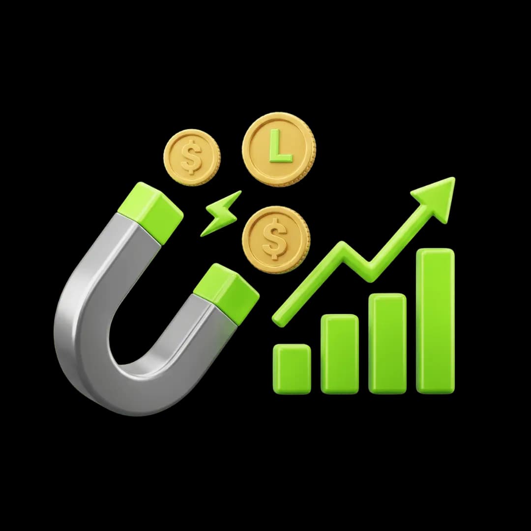 Magnet attracting coins: smart traffic